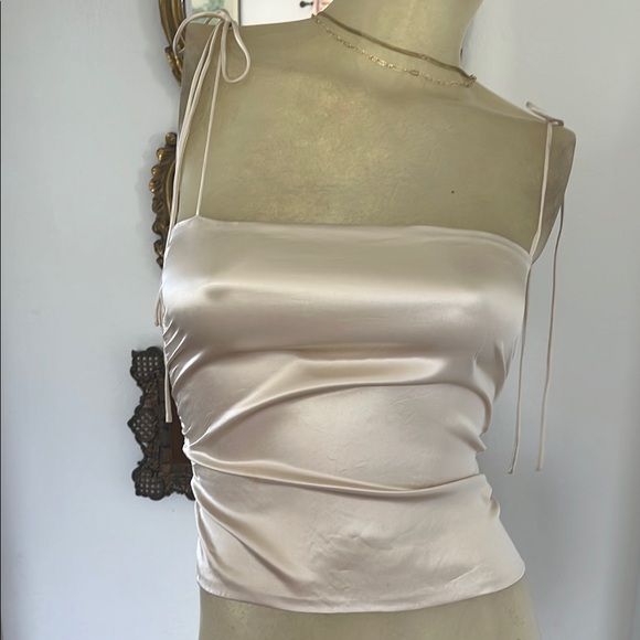 Reformation Tops - Reformation Cream Silk Camisole Top